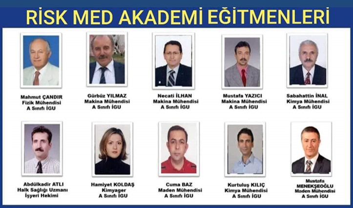 RİSK MED Akademi Eğitmenleri